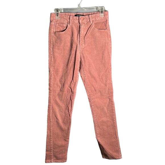 Black Label Pink Corduroy Skinny Pants Size 31 - Picture 1 of 8